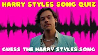 Harry Styles Music Quiz  Guess the Harry Styles Song  Music Quiz