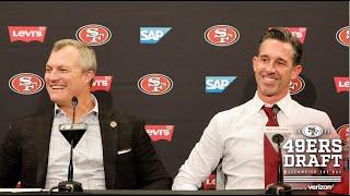 Lynch and Shanahan Discuss Drafting Ricky Pearsall with the 31st-Overall Pick  49ers