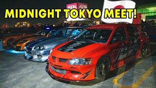 Taking Tokyo Drift Evo to MIDNIGHT CAR MEET IN JAPAN *TOKYO DRIFT CAR MEET*