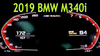 2019 BMW M340i Sport Mode Acceleration 0-100+ MPH