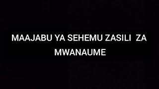 MAAJABU YA SEHEMU ZA SILI ZA MWANAUME