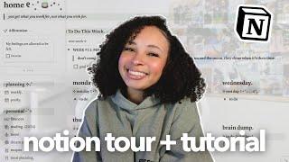 the ULTIMATE notion tour  how i organize my ENTIRE life using notion