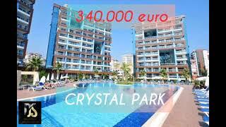 Luxury flat for sale in a complex in Alanya CRYSTAL PARK ALANYA