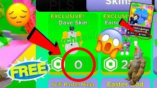 HOW TO GET DAVE SKIN FOR FREE OP GLITCH  Mega Noob Simulator  APRIL FOOLS