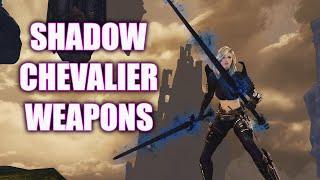 GW2 - Shadow Chevalier Weapons Preview - Showcase - Guild Wars 2 Secrets of the Obscure