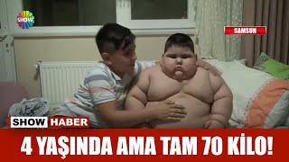 4 yaşında ama tam 70 kilo