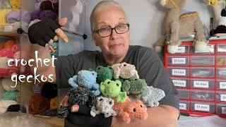 Crochet Amigurumi Geckos With Me Crochet Plushie Market Makes