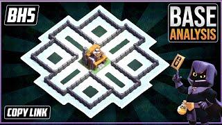 Ultimate BH5 TROPHY defense Base 2023 Builder Hall 5 Trophy Base Design with Copy Link - COC