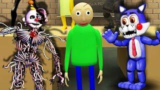 АНИМАТРОНИКИ ГОНЯЮТСЯ ЗА НАМИ В ШКОЛЕ БАЛДИ FNAF ► Garrys Mod