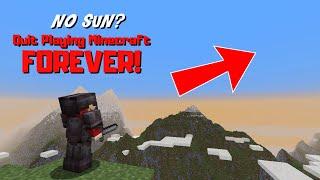 If Your Sun Disappears QUIT MINECRAFT FOREVER Minecraft Creepypasta