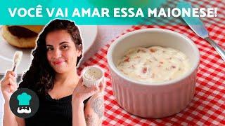 Maionese de bacon para hambúrguer e outros lanches  baconnaise  SEM OVO