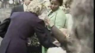 Princess Diana opens hospital ward