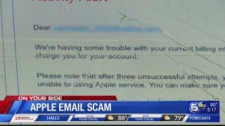 Apple mail scam