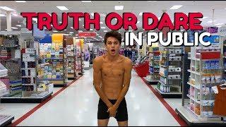 EXTREME TRUTH OR DARE IN PUBLIC  Brent Rivera