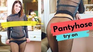 Pantyhose feet Nylon soles & pantyhose try on haul 2022 Thong try on nylon feet Sweet Alise