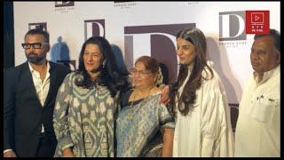 RANVEER SINGH MOTHER ANJU BHAVNANI & SISTER RITIKA BHAVNANI AT THE LAUNCH OF DARSHAND D BARBER SHOP