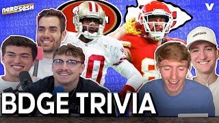 NFL Trivia with BDGE goes down to the WIRE  Nerd Sesh