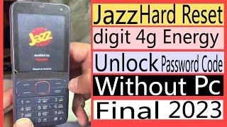 Jazz Digit 4G Energy hard reset How to unlock Jazz Digit 4G Energy Password Code Remove No Pc