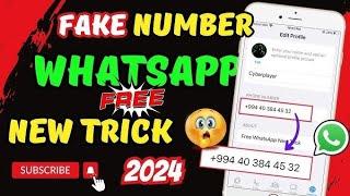 How To create Fake WhatsApp Account Fake WhatsApp Kaise Banaye 2024  Fake Number Se WhatsApp banaye