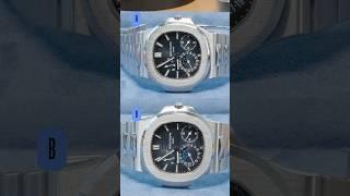 Two Patek Nautilus ref. 5712s. Can you tell which is fake?  Watch the full video now