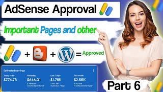 AdSense Approval Premium Course 2024  WordPress Generatepress customization  Part 6