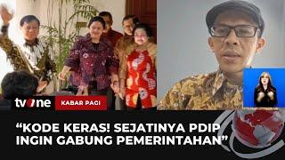 PDIP Merapat ke Kabinet Prabowo Pengamat Yang Punya Hubungan Tidak Baik dengan Megawati kan Jokowi