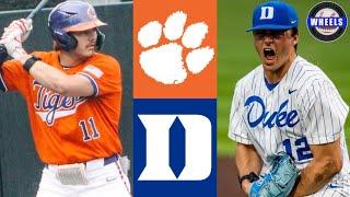 #10 Clemson vs #6 Duke Highlights  2024 College Baseball Highlights