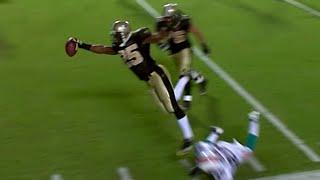 Reggie Bush Incredible Leaping Touchdown in 2009  Saints vs. Dolphins Week 7