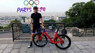 JO PARIS 2024 - Le parcours de lépreuve de cyclisme reconnu par Steve Chainel