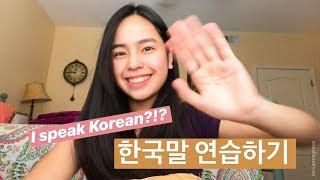 Me Speaking Korean after 6 months 