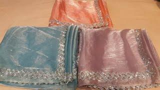 new design orgenza SAREE trending fashion girlish style party wear