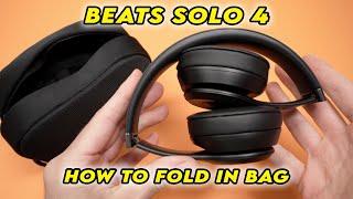 How to Fold your Beats Solo 4 Back in the Case