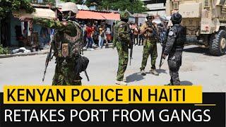 Kenyan Police fierce gunfight with Gangs in Haiti to Retake main Port
