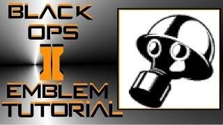 Call of Duty Black Ops 2  Gas Mask Emblem Tutorial