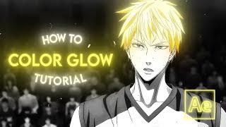 How to COLOR GLOW in After Effects Tutorial