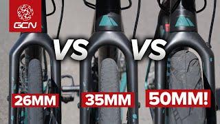 If Wider Road Bike Tires Are Better Why Not Go SUPER Wide?