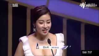 141001 Kang Sora 2014 Korean Drama Awards winning Excellence Awards