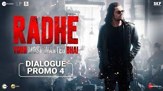 Radhe Dialogue Promo 4  Salman Khan  Randeep Hooda  Prabhu Deva  13th May