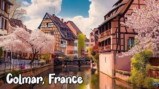 Colmar France Walking tour 4K - The Most Beautiful cities in the World - Incredibly charming