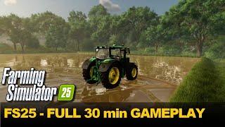 Farming Simulator 25 -  Full 30 min Gameplay from FarmCon 24 #farmcon  #FS25