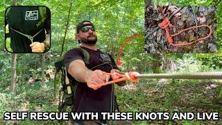 Real Life Use of Simple Knots Self-Rescue and Live