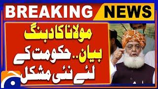 Maulana Fazal-ur-Rehman demanded new Elections  Breaking News