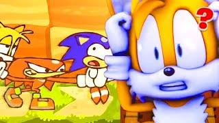 TAILS REACTING SONIC CARTOON ANIMATION - SONIC THE HEDGEHOG  OFFICIAL BAUK