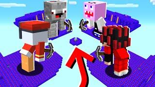 1v1v1v1 SHADE Minecraft LUCKY BLOCK BEDWARS 