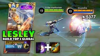 22Kills + INTENSE COMEBACK - 5 BULLETS LESLEY IS BROKENN - Build Top 1 Global Lesley - MLBB