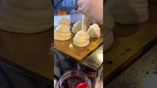 How Japanese soufflé pancakes are made #shorts