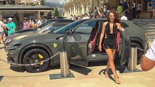 Billionaires Supercars Arriving at Casino de Monaco Carspotting Monaco 2024