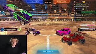 xQc and Jesse Play Rocket League #45