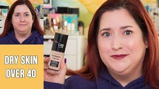 COVER GIRL TRUBLEND MATTE MADE FOUNDATION  Dry Skin Review & 13 Hour Wear Test  FOUNDATION FEST