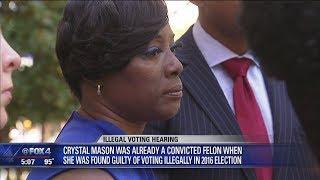 Woman who voted illegally sent back to prison